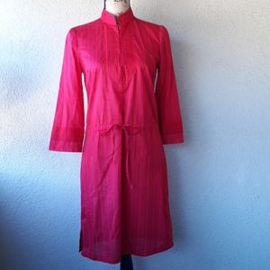 Tory Burch Gingham pool Cover-Up Tuni Red Size 2